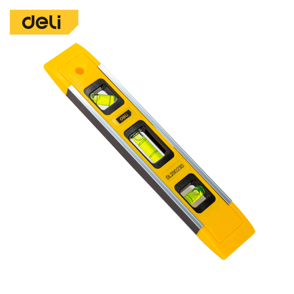 ไม้วัดระดับน้ำ DELI EDL290230-YL-01 23ซม. สีเหลือง_0